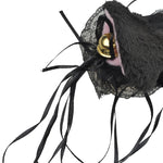 Accessorio per capelli da donna con fascia per orecchie di gatto in pizzo carino