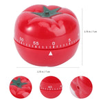 Promemoria allarme timer meccanico da cucina creativo a forma di pomodoro carino, Tomato Shape Mechanical Time