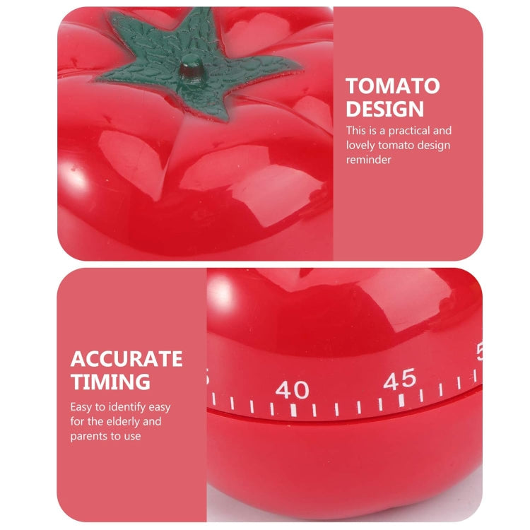 Promemoria allarme timer meccanico da cucina creativo a forma di pomodoro carino, Tomato Shape Mechanical Time