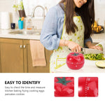 Promemoria allarme timer meccanico da cucina creativo a forma di pomodoro carino, Tomato Shape Mechanical Time