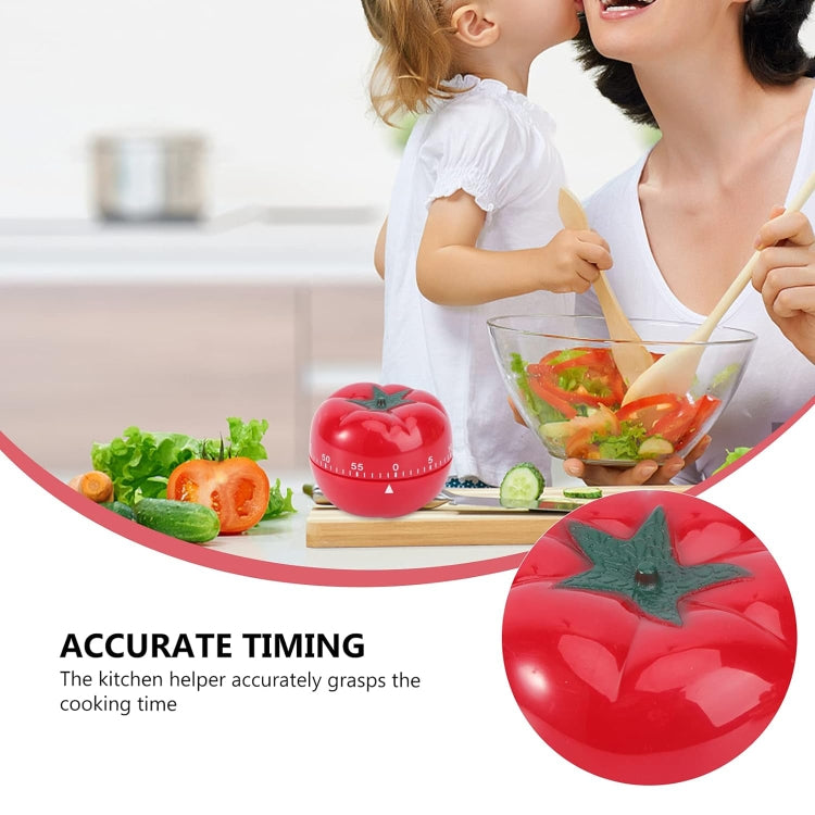 Promemoria allarme timer meccanico da cucina creativo a forma di pomodoro carino, Tomato Shape Mechanical Time