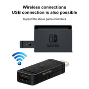 Adattatore convertitore gamepad wireless Bluetooth JYS-130 per PS3/Switch/PC, For PS3 / Switch / PC