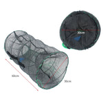 Rete da pesca con gabbia a molla Rete per pesci a molla rotonda con gabbia per gamberetti pieghevole automatica, Special Mesh Large, Encrypted Mesh Large