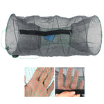 Rete da pesca con gabbia a molla Rete per pesci a molla rotonda con gabbia per gamberetti pieghevole automatica, Special Mesh Large, Encrypted Mesh Large