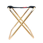 CLS Grande 7075 Sgabello pieghevole da esterno in lega di alluminio Sedia pieghevole da pesca portatile per barbecue, dimensioni: 30x25x31 cm, CLS Large 7075(Red), CLS Large 7075(Blue), CLS Large 7075(Black)