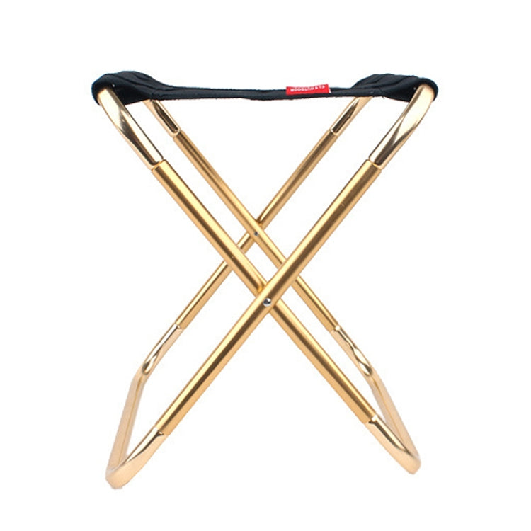 CLS Grande 7075 Sgabello pieghevole da esterno in lega di alluminio Sedia pieghevole da pesca portatile per barbecue, dimensioni: 30x25x31 cm, CLS Large 7075(Red), CLS Large 7075(Blue), CLS Large 7075(Black)