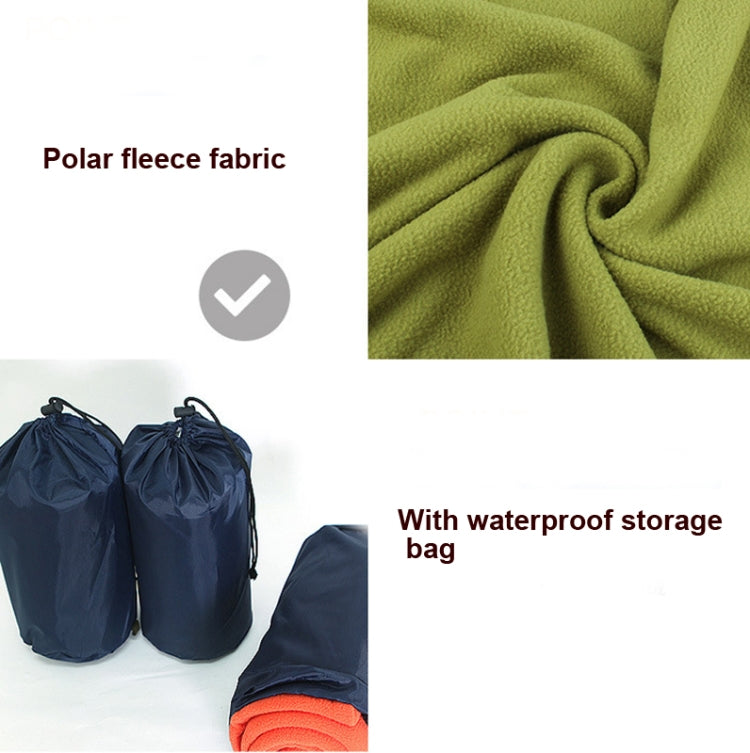 Sacco a pelo in pile da esterno Viaggio in campeggio Aria condizionata Sacco a pelo sporco separato da una coperta per il ginocchio durante la pausa pranzo, Extra Thick Section (Plaid Cloth), Thickened (Blue), Thickened (Army Green)                    ...