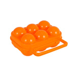 Scatola di protezione per uova portatile da esterno con 4 griglie da 6 pezzi, consegna a colori casuale