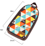 CLS 7-in-1 Outdoor 201 Set di pentole in acciaio inossidabile Utensili da cucina per picnic Borsa da picnic portatile, 7 in 1 Coffee, 7 in 1 Triangle Pattern