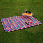 Tappetino da spiaggia per tappetino da picnic all'aperto resistente all'umidità da campeggio 140x200 cm, 200x140cm Purple, 200x140cm Red