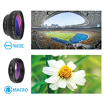 Obiettivo macro grandangolare 0,45X per smartphone
