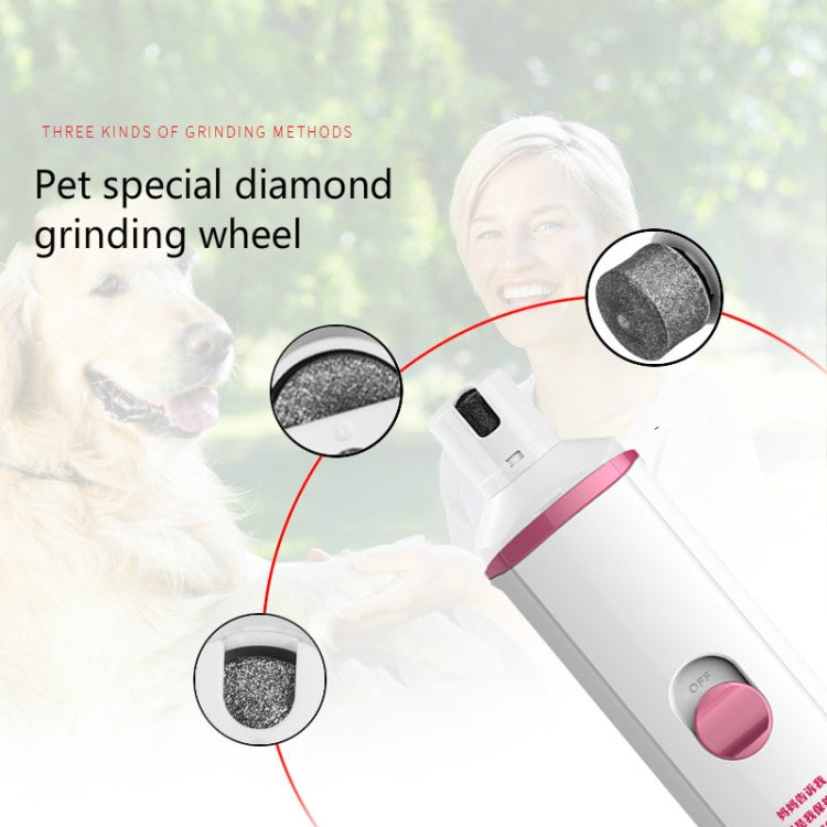 Lucidatore per unghie per cani con dispositivo per manicure elettrico per animali domestici, Battery, Charged