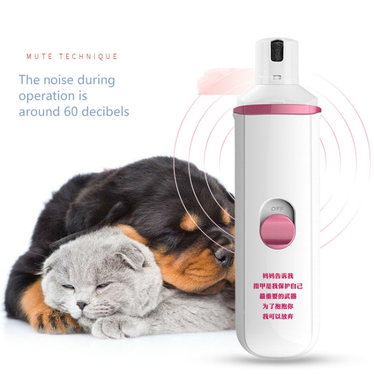 Lucidatore per unghie per cani con dispositivo per manicure elettrico per animali domestici, Battery, Charged