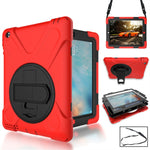 Custodia in silicone con rotazione 360° per iPad 9.7