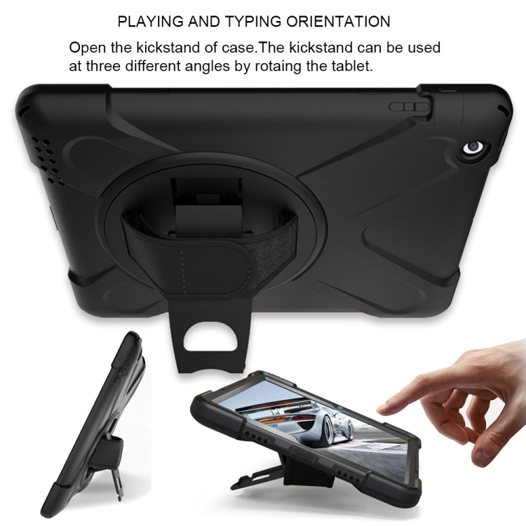 Custodia in silicone con rotazione 360° per iPad 9.7