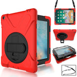 Custodia in silicone con rotazione 360° per iPad 9.7