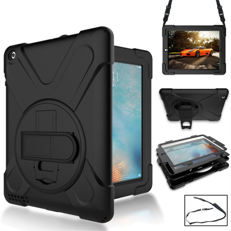 Custodia in silicone con rotazione 360° per iPad 9.7