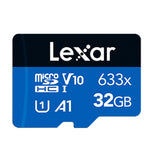 Scheda di memoria del registratore di guida della scheda TF di memoria del telefono cellulare ad alta velocità Lexar 633x 32 GB, 32GB
