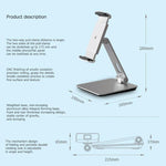 Supporto da tavolo universale in alluminio per smartphone e table