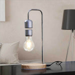 Lampada da tavolo per casa con lampadina galleggiante a LED con tecnologia di decorazione a levitazione magnetica da 16 W, Black