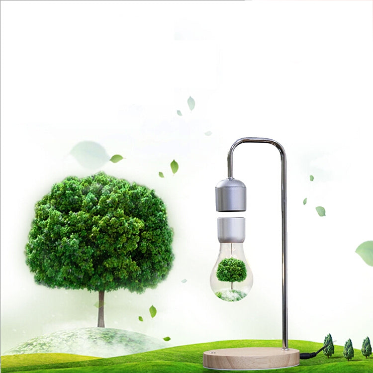 Lampada da tavolo per casa con lampadina galleggiante a LED con tecnologia di decorazione a levitazione magnetica da 16 W, Black