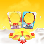 Pie Face Showdown Gioco Sfida Giocattolo da tavolo interattivo per famiglie per giocattoli di scherzo per bambini, Double, Single