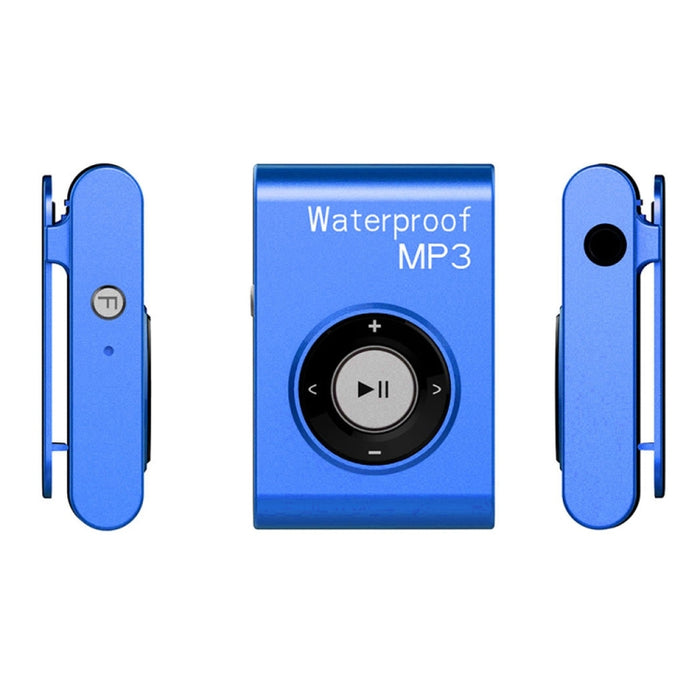 Lettore MP3 impermeabile IPX8 con clip e radio FM 4GB/8GB