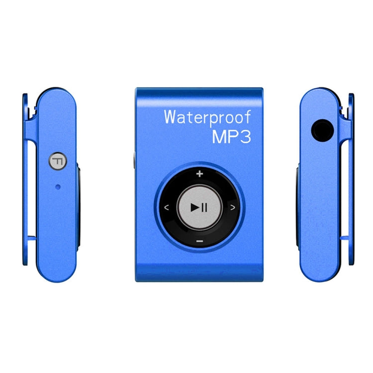 IPX8 Impermeabile Nuoto Immersione Sport Lettore musicale MP3 con clip e auricolare, supporto FM, 4GB, 8GB