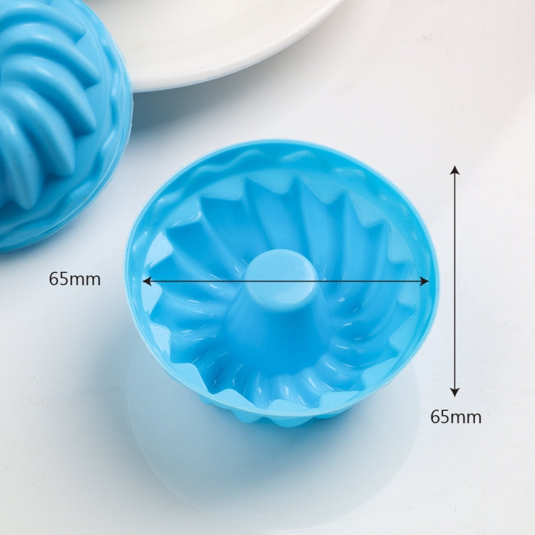 Stampo per gelatina da forno a forma di filo da 12 pezzi Stampo per ciambella per muffin e cupcake in silicone per budino, Thread Shape