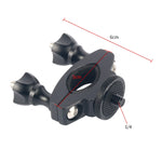 Supporto per bici con staffa per bicicletta con fotocamera sportiva in alluminio per DJI OSMO Action per Gopro Hero