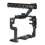 Stabilizzatore per maniglia a gabbia video in metallo per fotocamera per Panasonic LUMIX GH3/GH4
