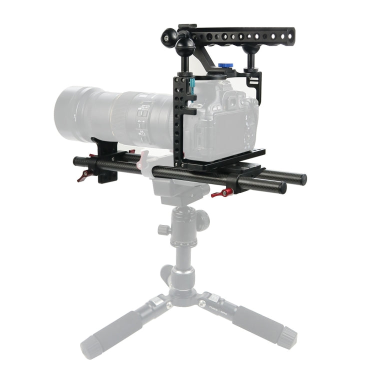 Stabilizzatore per maniglia a gabbia video in metallo per fotocamera per Panasonic LUMIX GH3/GH4