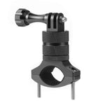 Staffa di montaggio per bicicletta in lega di alluminio Clip per bicicletta per action camera, Black, Red, Blue