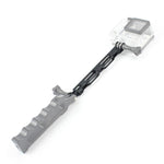 Braccio di estensione in alluminio con prolunga per fotocamera da 16,5 cm per action camera, Red, Blue, Black