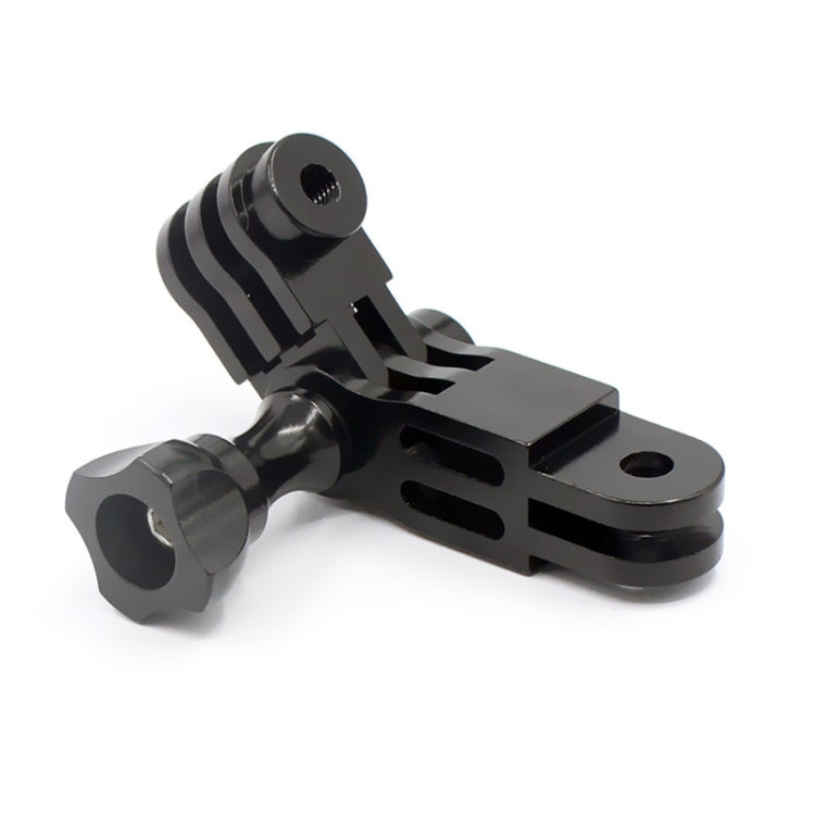Adattatore universale a 360 gradi per braccio di regolazione a tre vie in lega di alluminio per action camera, Red, Blue, Black
