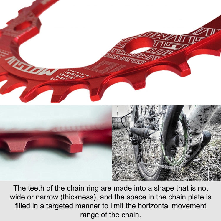 Parti della piastra dentata per bicicletta MTB 104BCD per corona rotonda stretta e larga MOTSUV, Disk 32T, Disk 34T, Disk 36T, Disk 38T, Elliptic plate  32T