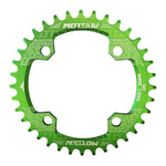 Parti della piastra dentata per bicicletta MTB 104BCD per corona rotonda stretta e larga MOTSUV, Disk 32T, Disk 34T, Disk 36T, Disk 38T, Elliptic plate  32T