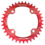 Parti della piastra dentata per bicicletta MTB 104BCD per corona rotonda stretta e larga MOTSUV, Disk 32T, Disk 34T, Disk 36T, Disk 38T, Elliptic plate  32T