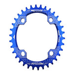 Parti della piastra dentata per bicicletta MTB 104BCD per corona rotonda stretta e larga MOTSUV, Elliptic plate 34T, Elliptic plate 36T, Elliptic plate 38T