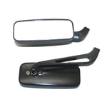 Specchietto retrovisore modificato per moto in alluminio quadrato antiriflesso, Anti-glare