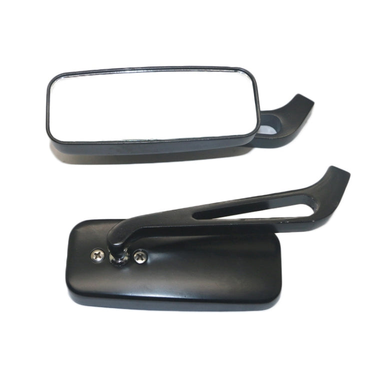 Specchietto retrovisore modificato per moto in alluminio quadrato antiriflesso, Anti-glare