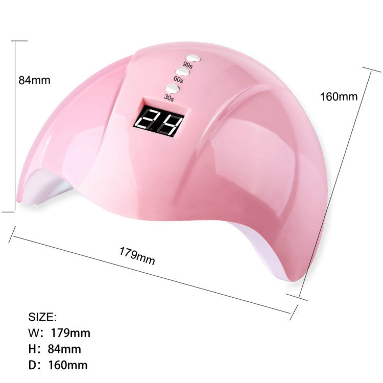 Lampada UV LED da 36 W per asciugare le unghie, 12 LED, per la polimerizzazione della macchina per unghie, timer anni '30/'60/'99, connettore USB