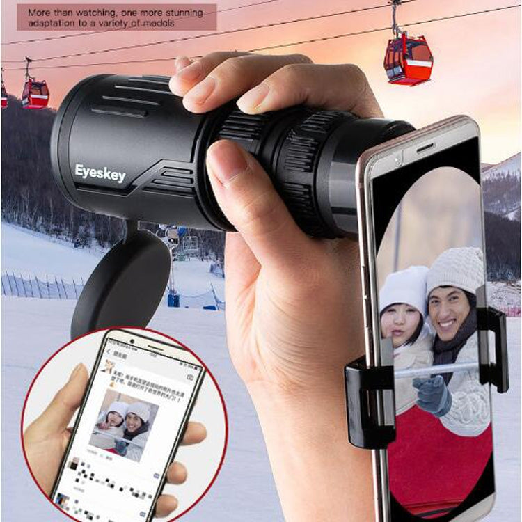 Eyeskey 8-24X42 Zoom Telescopio HD a tubo singolo Telescopio fotografico per telefono cellulare Binocolo monoculare impermeabile, 8-24X42