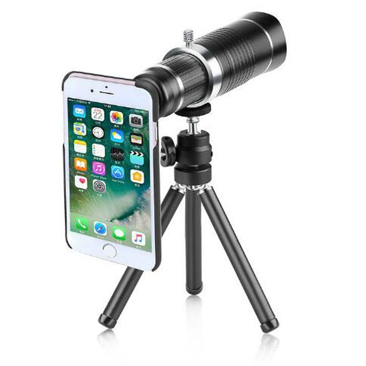 Bolanke Universal 20 volte teleobiettivo per telefono cellulare monoculare trasmissione in diretta HD 4K senza vignettatura, 20X