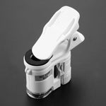 Microscopio HD 60x con luce LED per smartphone