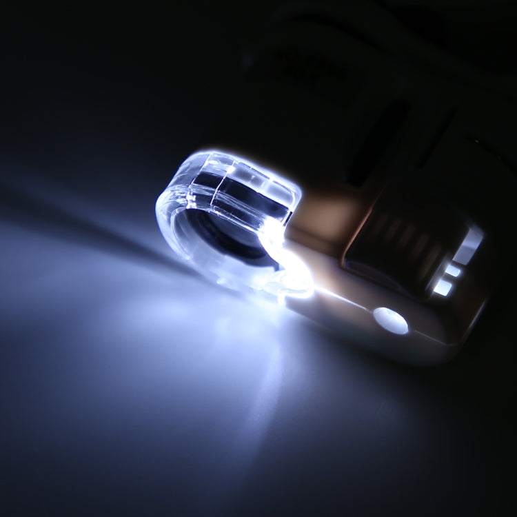 Microscopio HD 60x con luce LED per smartphone