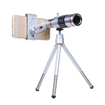 Bolanke Telescopio da esterno Accessori per telefoni cellulari Teleobiettivo da ripresa con clip metallica universale, 12X, 18X