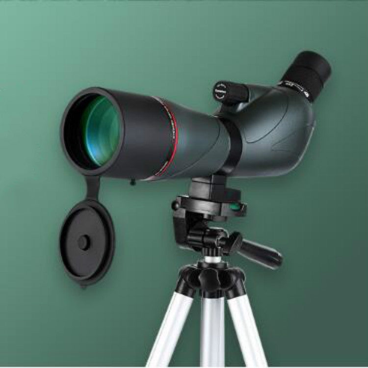 15-45X60 Zoom Telescopio a lente singola Binocolo monoculare ad alta definizione Occhiali da vista per birdwatching all'aperto, 15-45X60 Green, 15-45X60 Black