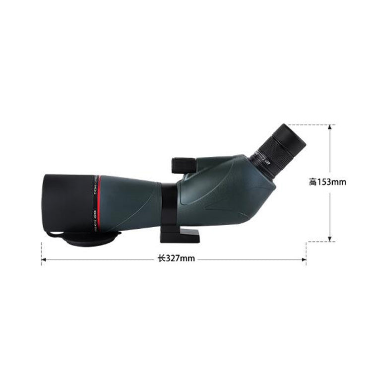 15-45X60 Zoom Telescopio a lente singola Binocolo monoculare ad alta definizione Occhiali da vista per birdwatching all'aperto, 15-45X60 Green, 15-45X60 Black