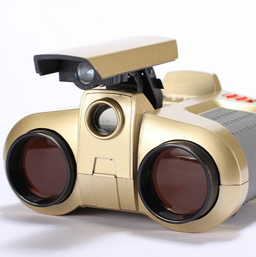 Binocolo 4X30 per visione notturna per bambini con telescopio con messa a fuoco regolabile, 4X30
